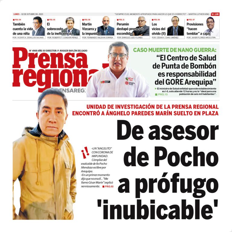 La Prensa Regional – Lunes 02 de octubre de 2023