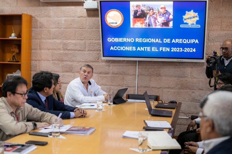 Arequipa: elaboran plan de contingencia ante FEN