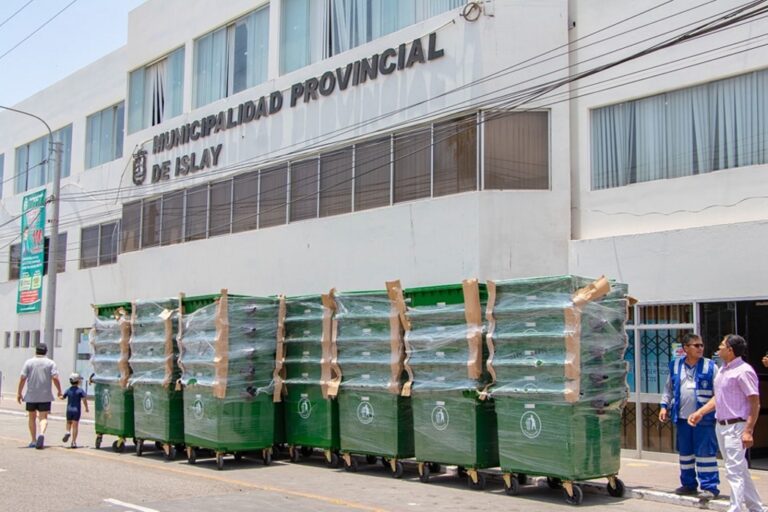 Distribuirán 70 contenedores de basura para Mollendo