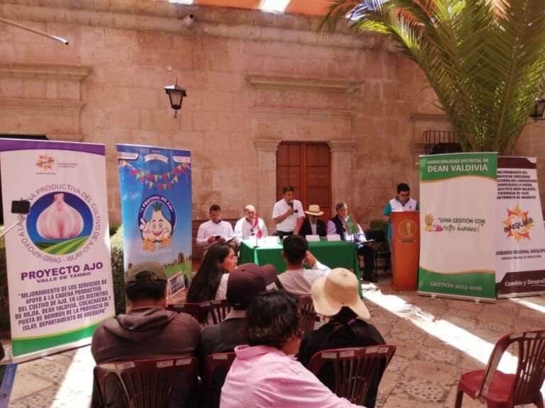 Anuncian innovaciones para el festival del ajo en Deán Valdivia