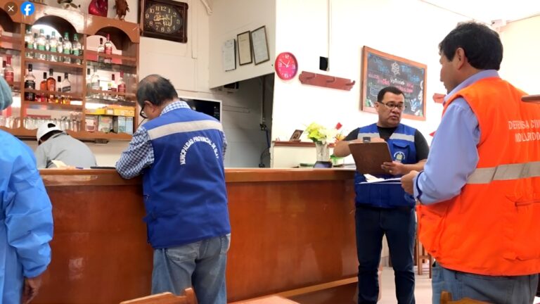 Cercado de Mollendo: encuentran falencias en inspección a negocios de comida
