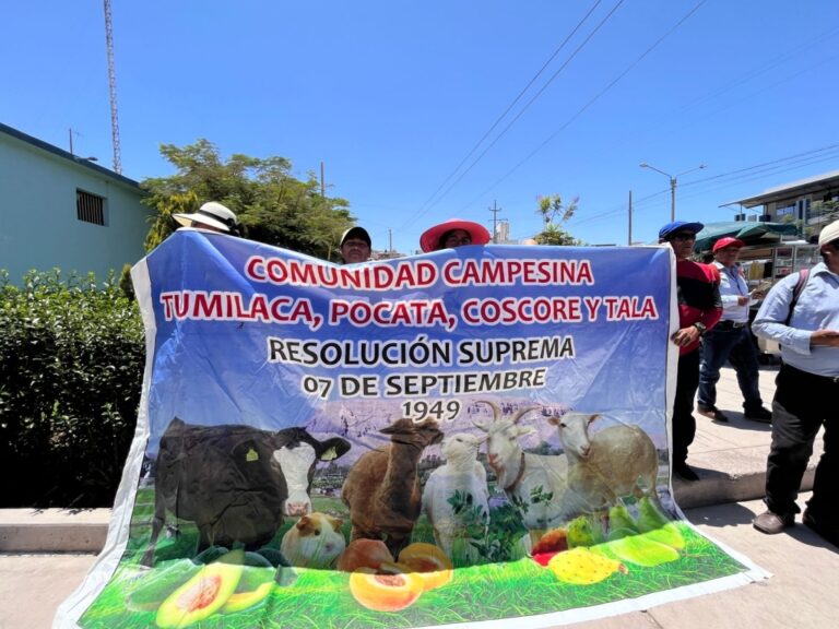 Comunidad TPCT exige a Anglo American construir la represa Asana en zona de “Regadero”