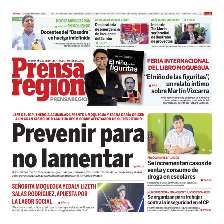 La Prensa Regional – Martes 07 de noviembre de 2023