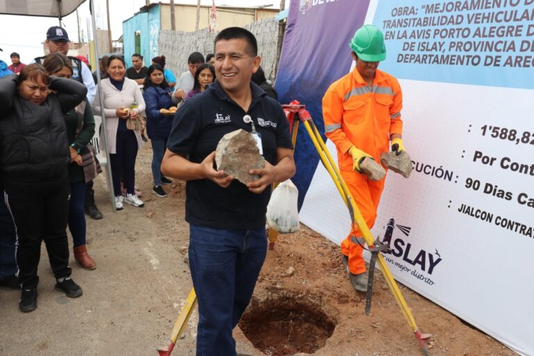Islay-Matarani: Inician obras viales en AVIS Porto Alegre por más de S/ 1.5 millones