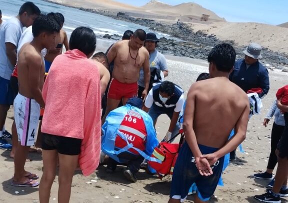 Estudiante del Cusco salva de morir ahogada en la playa Pozo de Lisas