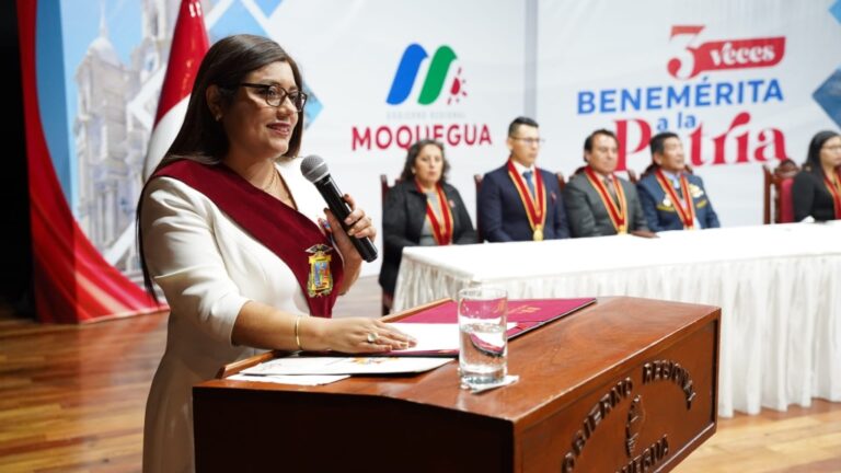 Consejo Regional realizó la sesión solemne por el 482° aniversario de Moquegua