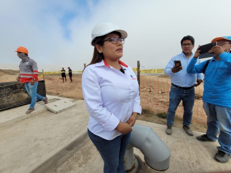 Gobernadora culpa a Jamocho Rodríguez por recepcionar obra Lomas de Ilo sin prueba hidráulica