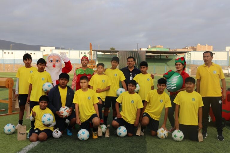 Tisur clausura programa Semillero de Fútbol en Matarani