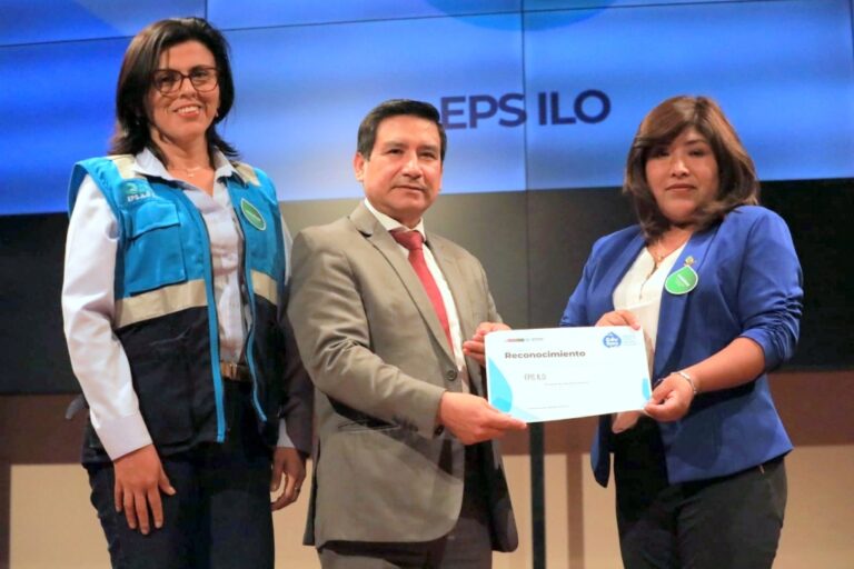 EPS Ilo recibió reconocimiento del Otass por iniciativa de educación sanitaria