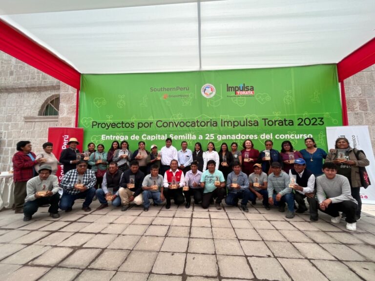 Southern Perú y el Comité Comunitario reconocieron a ganadores de concurso “Impulsa Torata 2023”