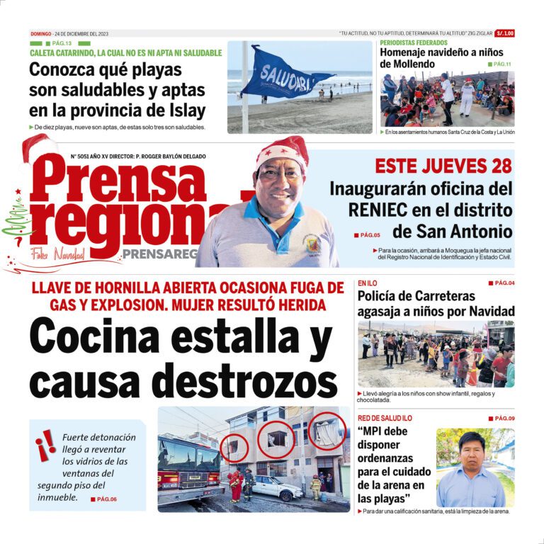 La Prensa Regional – Domingo 24 de diciembre de 2023