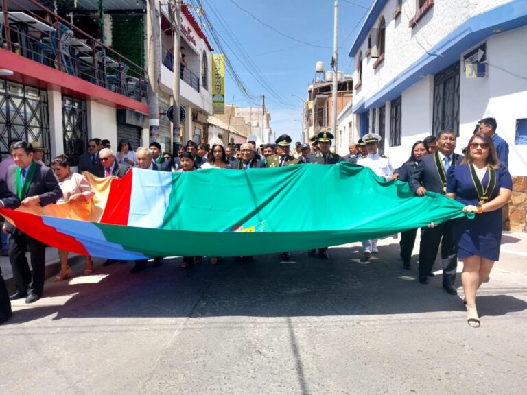 Celebran el 145 aniversario de creación política de Cocachacra