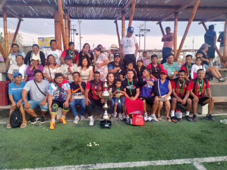 Trabajadores de obras participaron de campeonato de fulbito en Mollendo