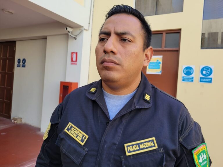Capitán PNP Cristhian Alcántara es el nuevo comisario de El Algarrobal 