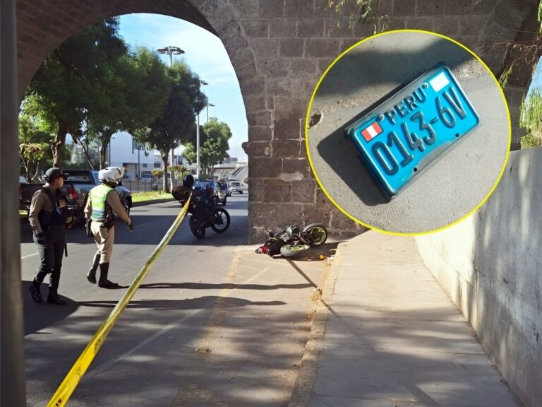 Trágica pérdida: Joven policía pierde la vida en fatal accidente de moto en Arequipa