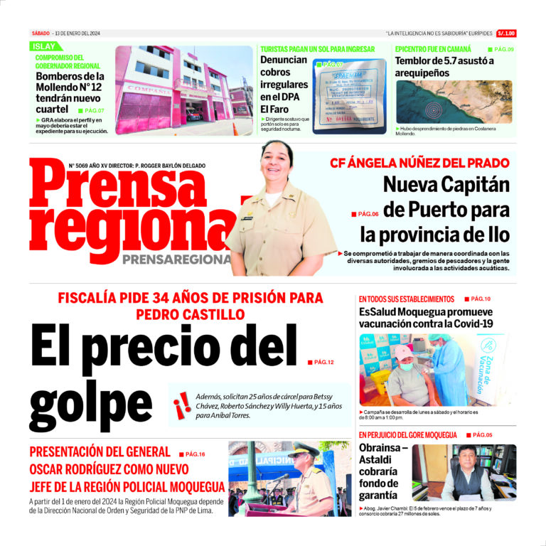 La Prensa Regional – Sábado 13 de enero de 2024