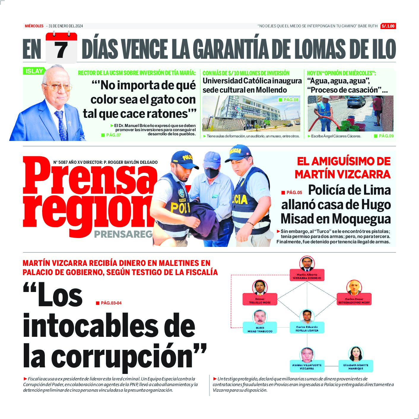 La Prensa Regional – Miércoles 31 de enero de 2024