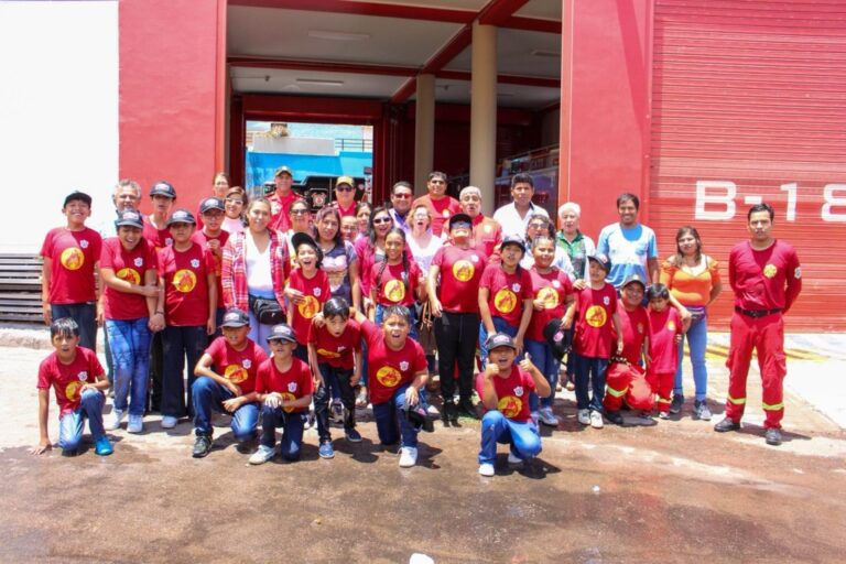 Bomberos Voluntarios Samegua N° 189, realizó clausura de la “Semana de la Prevención Infantil”