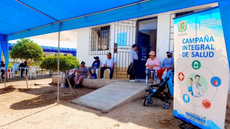 Más de 100 pobladores de Valle Arriba se beneficiaron con campaña médica