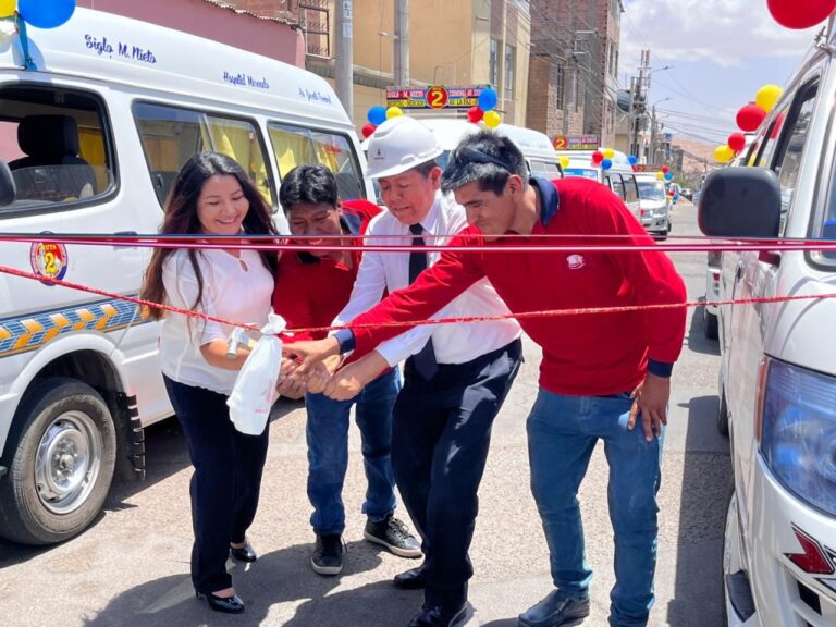 Inauguran nueva Ruta 2 de transporte público en Moquegua  