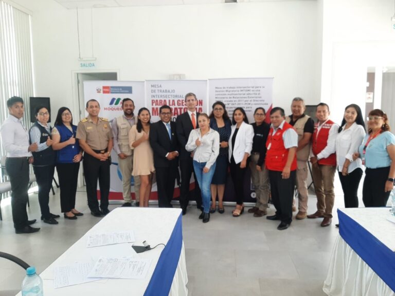 Instalan y conforman la mesa de trabajo intersectorial para la gestión migratoria