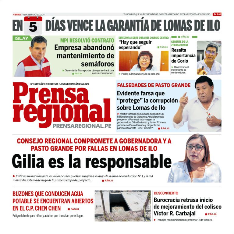 La Prensa Regional – Viernes 02 de febrero de 2024