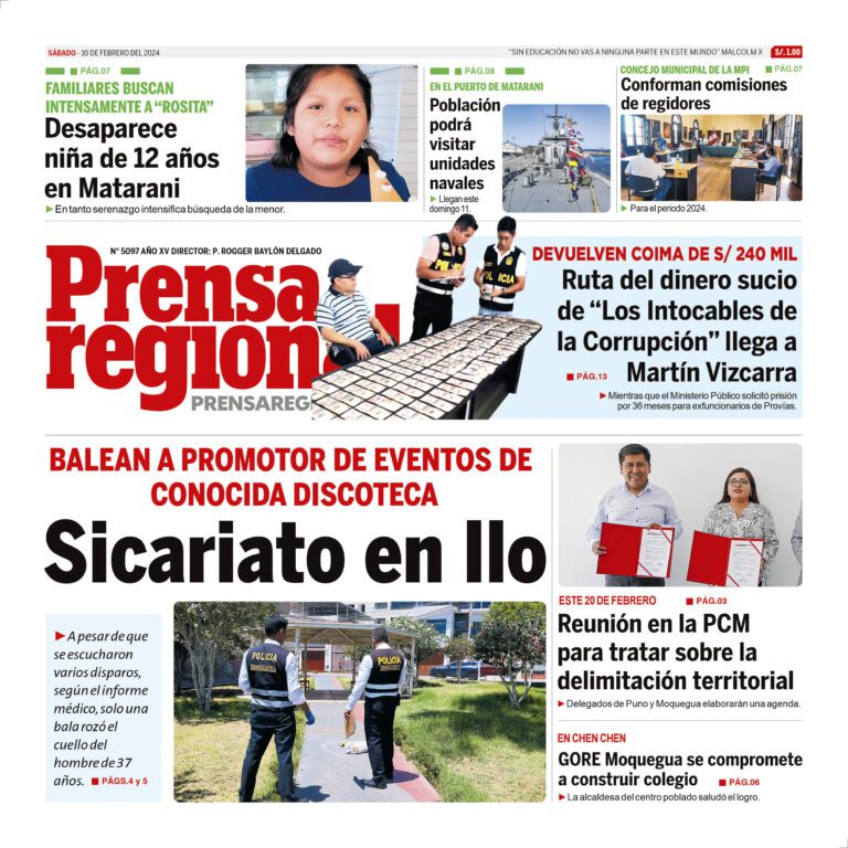 La Prensa Regional – Sábado 10 de febrero de 2024