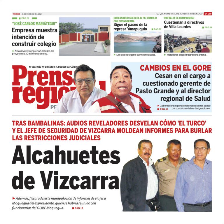 La Prensa Regional – Viernes 16 de febrero de 2024
