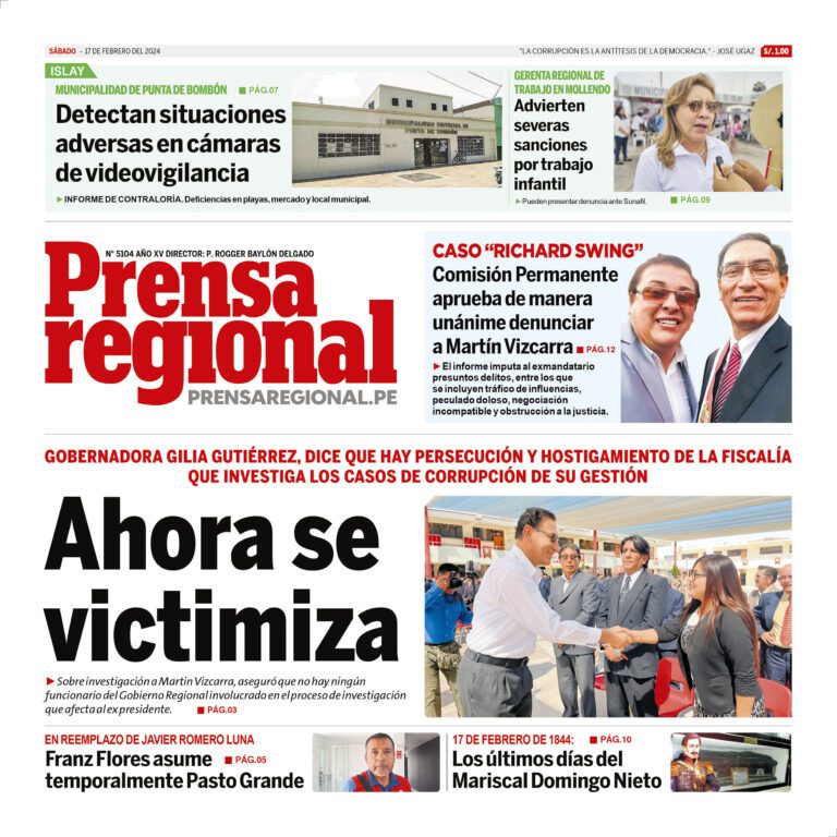 La Prensa Regional – Sábado 17 de febrero de 2024