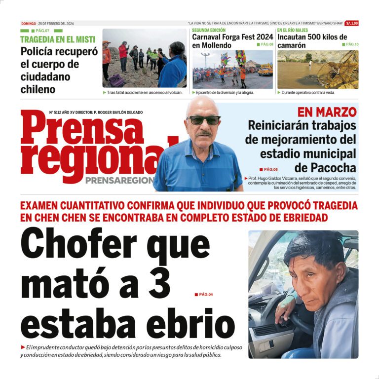 La Prensa Regional – Domingo 25 de febrero de 2024