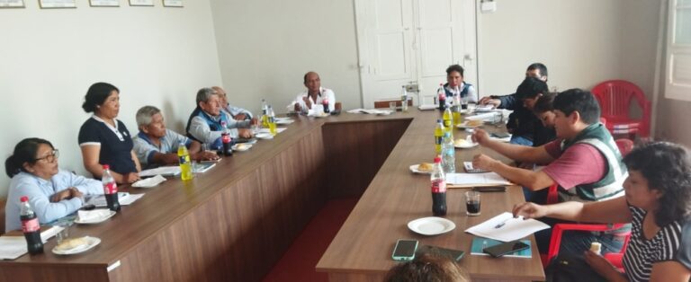 Presidentes de Juntas de Usuarios de reúnen en Cocachacra con ANA