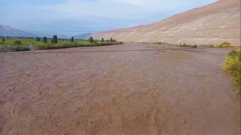 Caudal histórico: Río Tambo llegó a 400 m3/s y genera importantes daños 