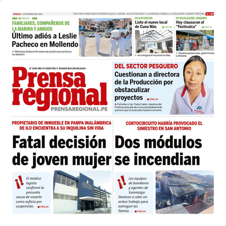 La Prensa Regional – Domingo 24 de marzo de 2024