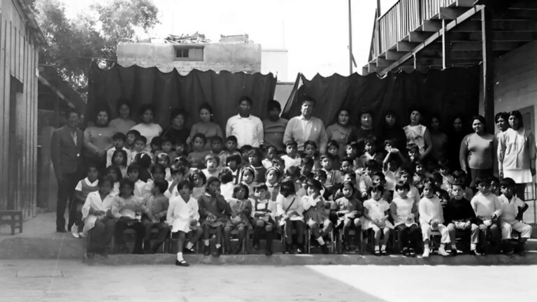 Primer día de clases del año escolar de 1971