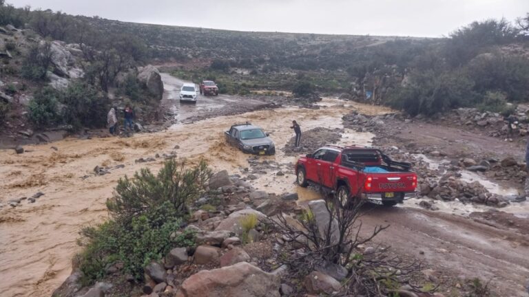 Declaran en estado de emergencia a Lloque, Omate, Puquina y El Algarrobal por lluvias intensas