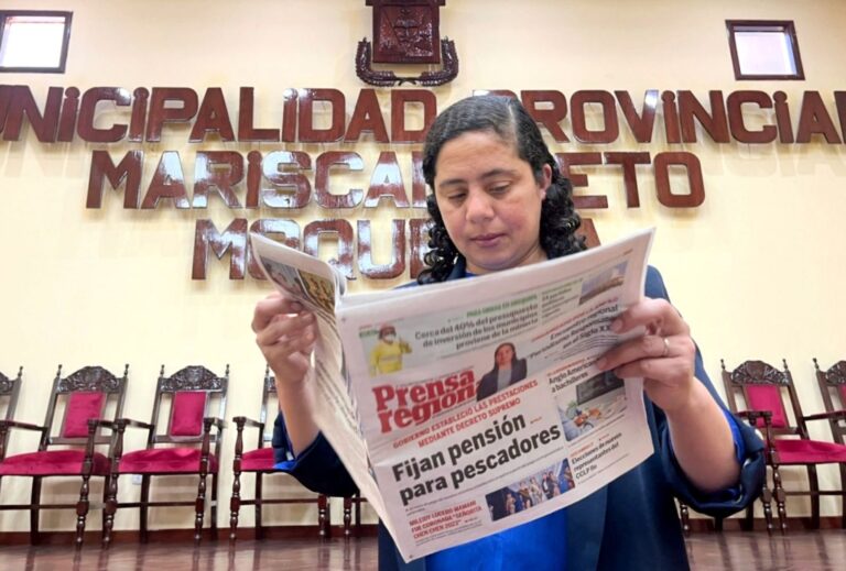 Presidenta de ANP rechaza estigmatización de periodistas por parte de gobernadora regional de Moquegua