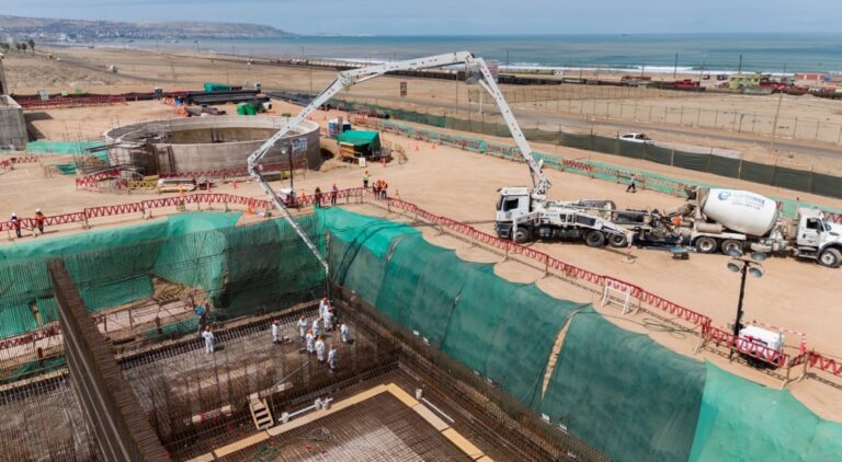Avanza la construcción de la nueva PTAR de Ilo financiada por Southern Perú
