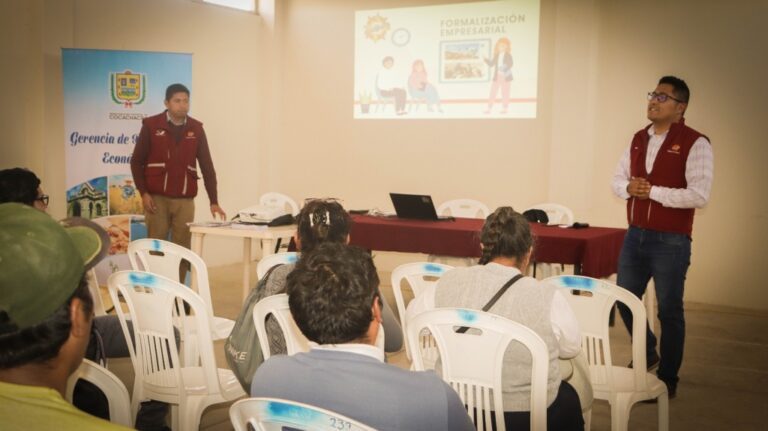 GRA capacitó en formalización empresarial y Procompite en San Camilo