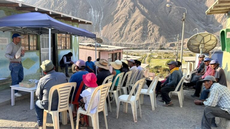 Cocachacra: realizan capacitación sobre controladores biológicos en Valle Arriba