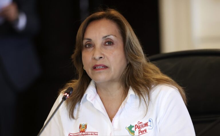 Presentan moción de vacancia contra presidenta Dina Boluarte