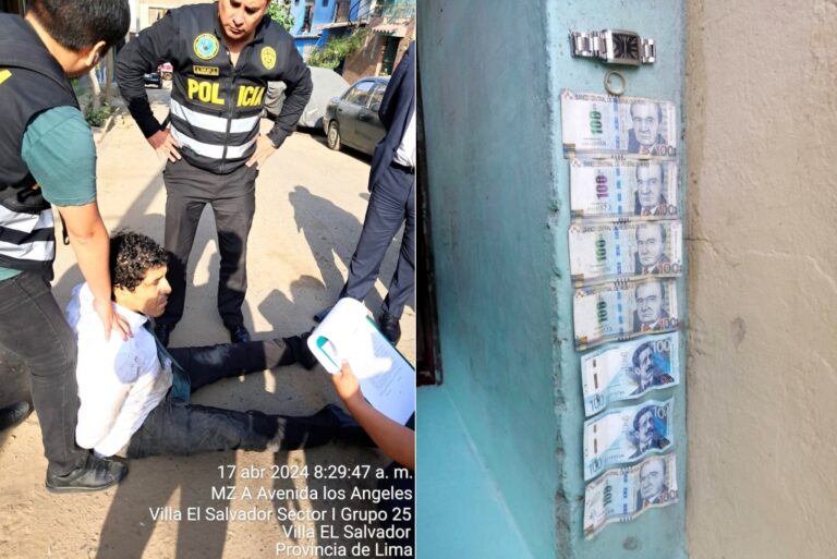 Ex fiscal destituido por pedir coima ahora en prisión preventiva