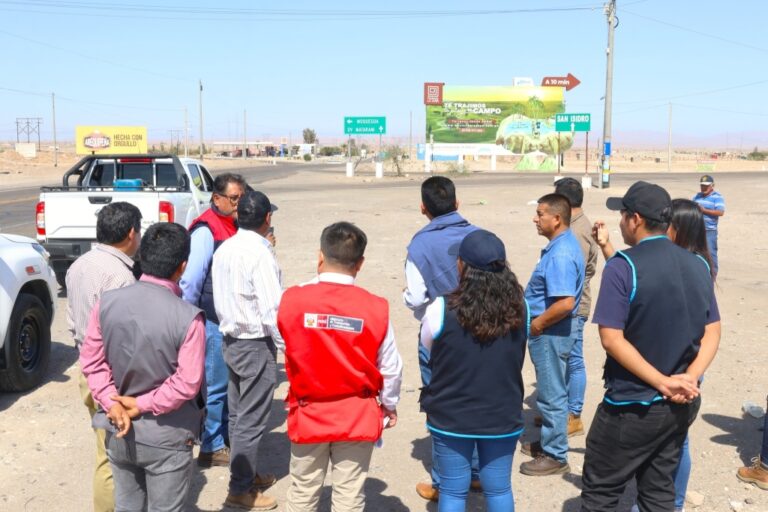 Realizan inspección del estado situacional de la carretera 48-Matarani