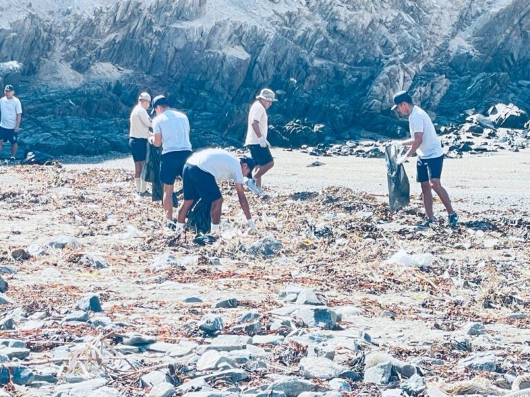 Recolectan más de 100 kilos de basura de caleta La Sorda