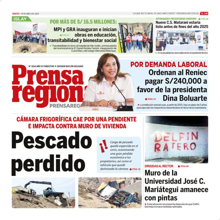 La Prensa Regional – Martes 09 de abril de 2024