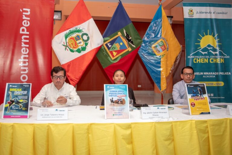 Southern Perú lanza tres talleres en alianza con la municipalidad de Chen Chen