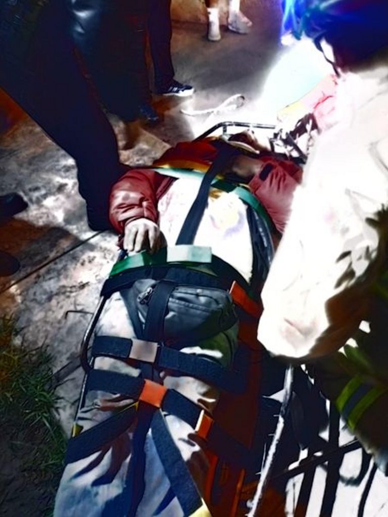 Hombre cae a torrentera en Arequipa
