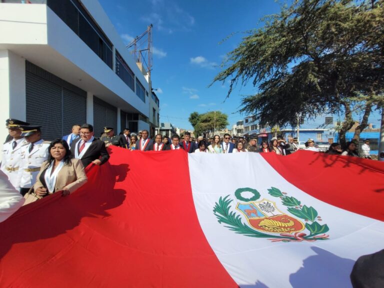 Actos protocolares por el 54° aniversario de creación política de la provincia de Ilo