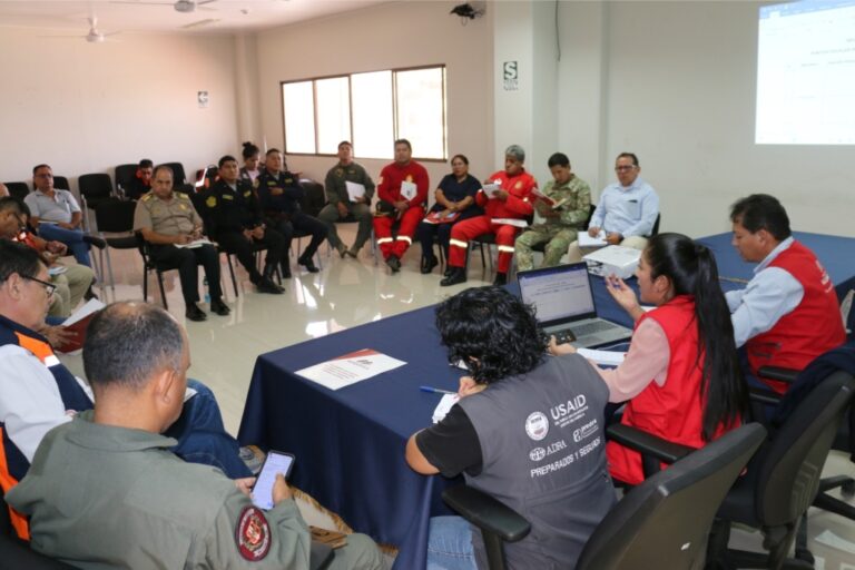 Coordinan simulacro nacional multipeligro en Moquegua