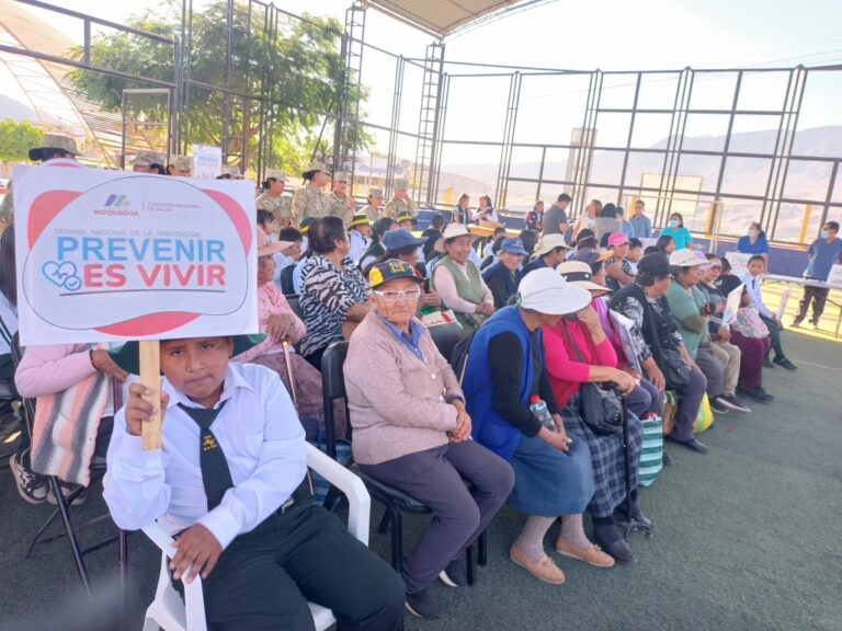 La DIRESA lanzó la Semana Nacional de Prevención «Prevenir es Vivir»