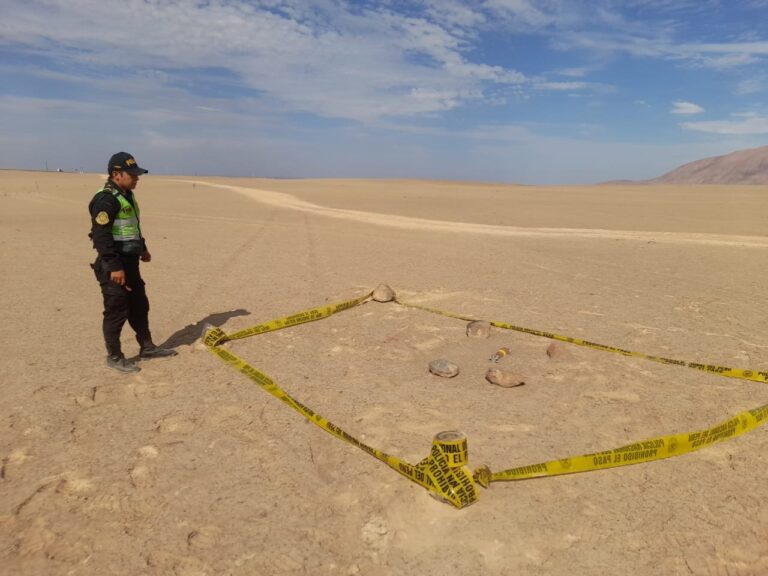 Encuentran dos granadas de mortero en las lomas Tacna – Ilo 